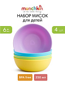 Munchkin тарелка-миска детская Multi™ набор 4шт. с 6 мес.