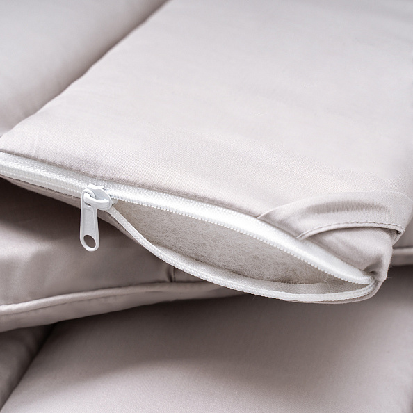 Perina защита для детской кроватки (фенс-бортик) "Sateen Collection" (жемчужно-серый) - фото  10