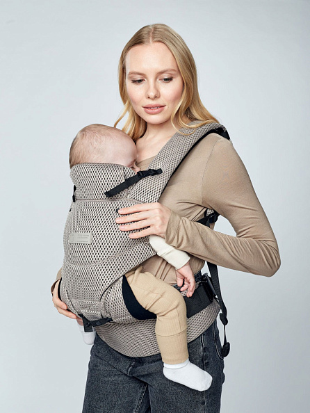 Happy Baby рюкзак-переноска BabyTour light grey