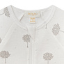 Babybu комбинезон на молнии Pale Grey Tree 100% органический хлопок  - фото 3
