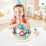 Hape игровой набор торт Счастливого дня рождения, в наборе 15 предметов