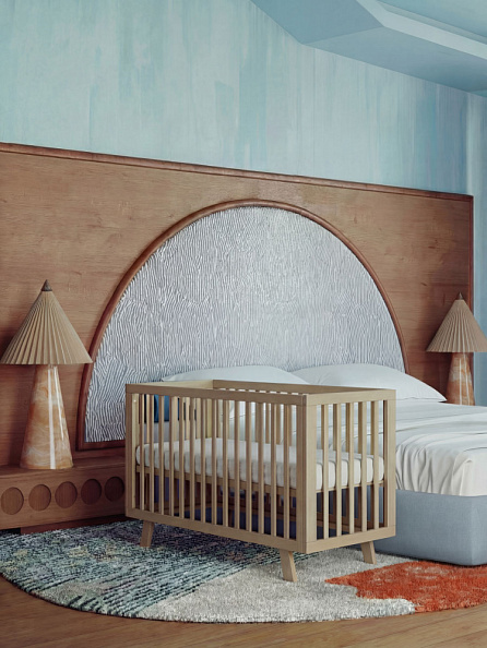 OLANT кровать с маятником Скаген ЕССО кашемир - фото  3