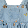 Babybu сарафан FRUITY BRODERIE 100% Хлопок цвет голубой - фото 3