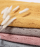 Easygrow Плед-одеяло шерсть Grandma Wave Warm Pink - фото 6