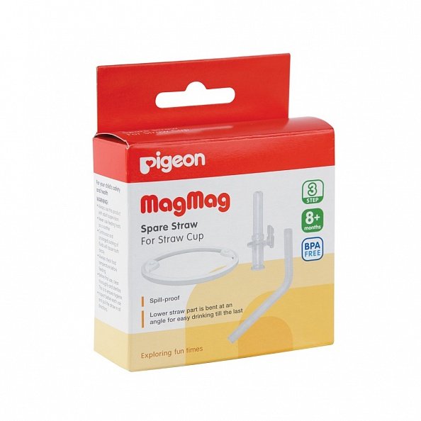 Pigeon комплект запасной(трубочка+кольцо) для поильника Mag Mag