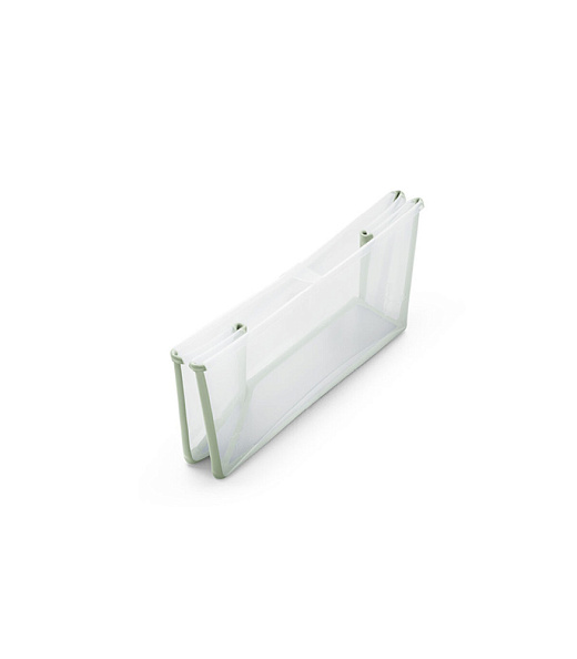 Stokke® Flexi Bath® cкладная ванночка с горкой Transparent Green - фото  7