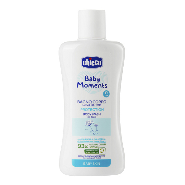 Chicco пена 0+ для ванны Baby Moments PROTECTION 200 мл - фото  1