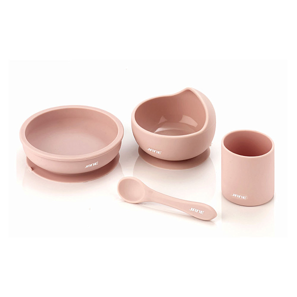JANE посуда силиконовая набор Pale - фото  1