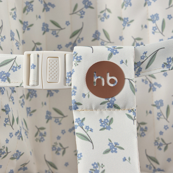 Happy Baby коляска прогулочная для кукол Твиглет (twiglet) синие цветы / blue flowers - фото  13