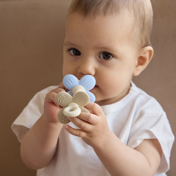 Edda  прорезыватель Небо/Лён - фото  2