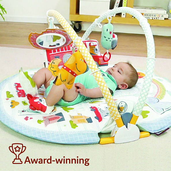 Yookidoo коврик игровой интерактивный Город, круглый с дугами - фото  10