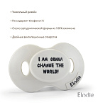 Elodie пустышка от 3 месяцев силиконовая - Change The World 
