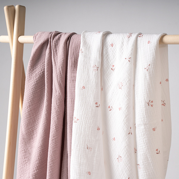 Perina комплект пелёнок детских (2 шт) Лето розовое/Мокко - фото  5