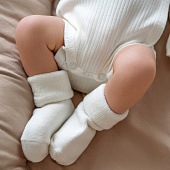 OLANT BABY носки шерстяные, цвет молочный