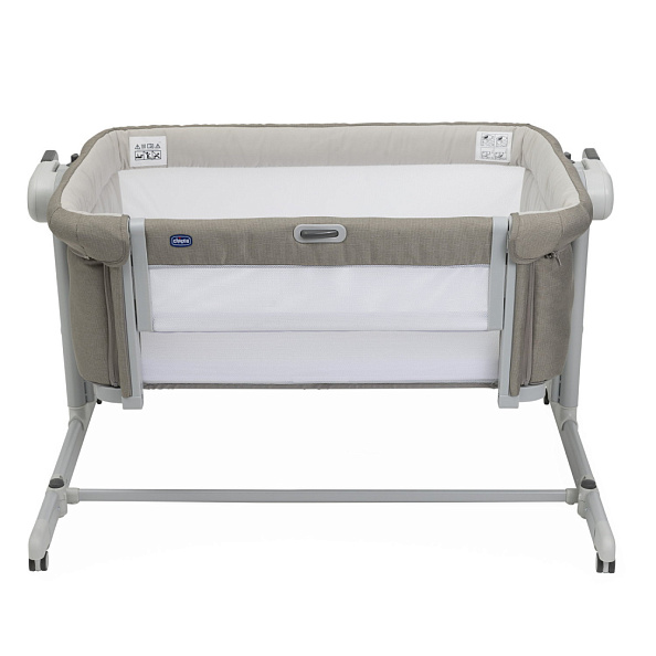 Chicco кроватка приставная Next2me Magic Evo Desert Taupe - фото  5