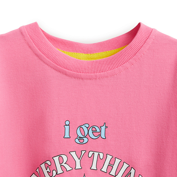 Happy Baby футболка детская Bright pink (cat) - фото  2