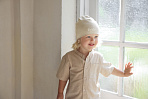 Elodie шапочка Logo Beanies - Oat White