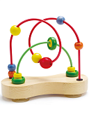 Hape лабиринт деревянный, цветные шарики