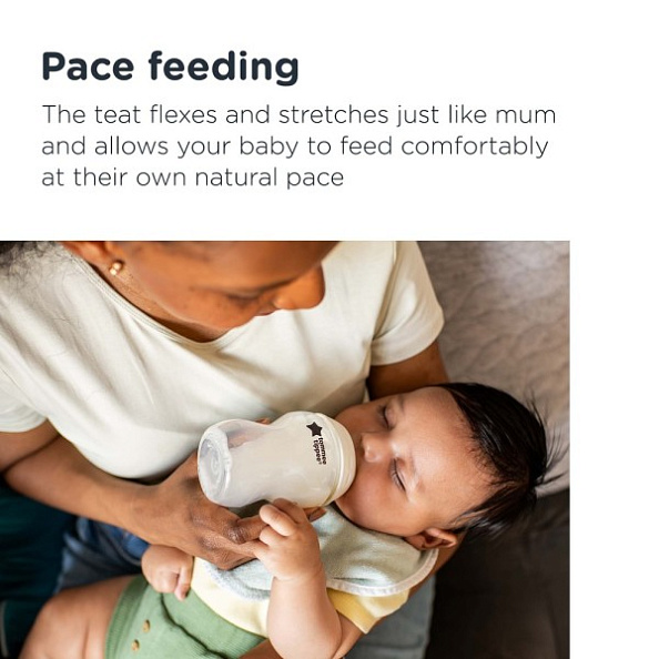 Tommee Tippee соска силиконовая для бутылочки Closer to nature, средний поток, 3+, 2 шт. - фото  10