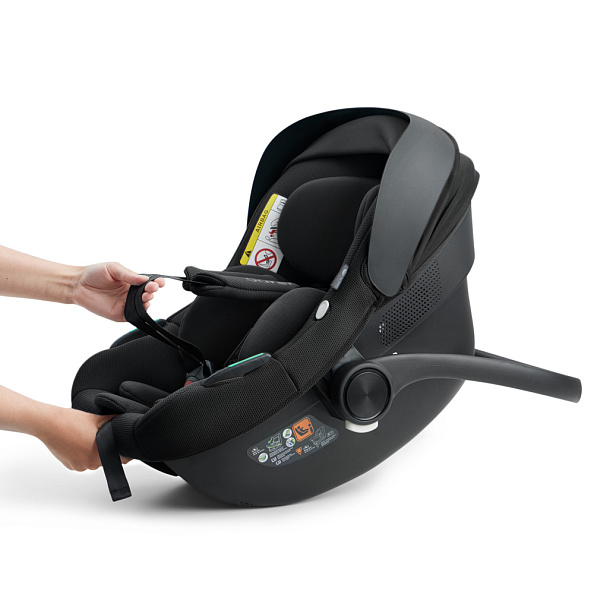 Happy Baby автокресло 0+ SAFER black (40-87 см, 0-12 мес) - фото  8