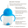 Munchkin поильник Click Lock Any Angle™ с трубочкой и ручками Голубой 207 мл. 6+ - фото 6