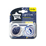 Tommee Tippee соска-пустышка силиконовая ночная Night Time, 0-6 мес., 2 шт. - фото 3