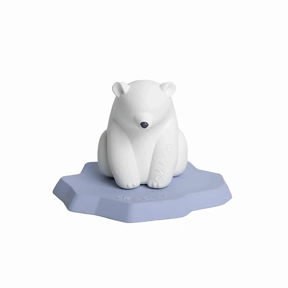 Oli&Carol игрушка развивающая для ванны Ice Polar Bear, каучук - фото  1