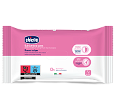 Chicco салфетки для груди очищающие 72 листа