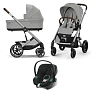 Cybex Коляска 3в1 Balios S Lux SLV Stone Grey NEW 2025 - фото 12