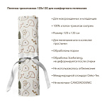 OLANT BABY пеленка трикотажная 120х120 см Pear with me