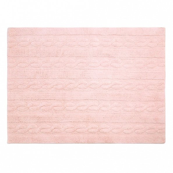 Lorena Canals ковер хлопковый Косы Braids светло-розовый 120*160