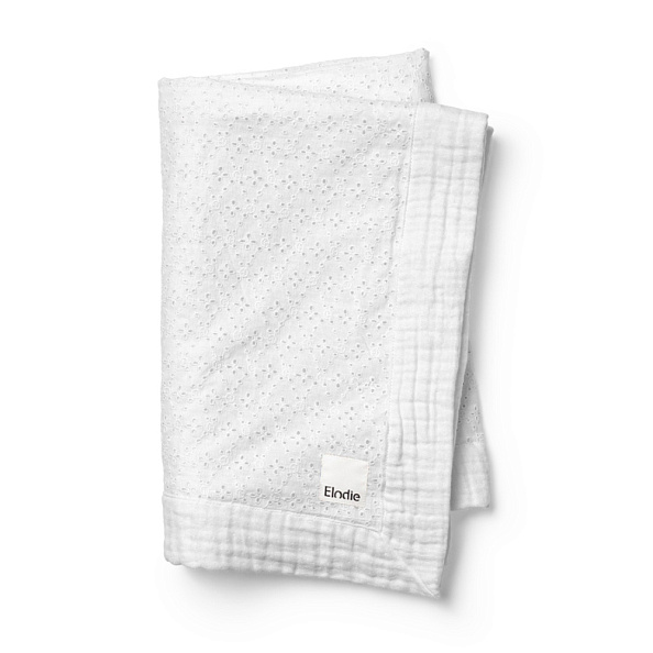 Elodie плед-одеяло, хлопок, 75*100 см.- Embroidery Anglaise - фото  1