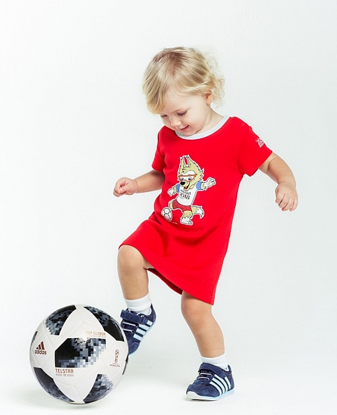 Fifa платье детское красное 