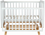 OLANT BABY кровать детская с маятником Скаген ЕССО белый/бук - фото 14