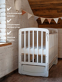 OLANT кровать с маятником Солвиг (Solvig) белый