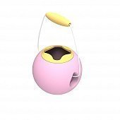 Quut ведёрко для воды Mini Ballo сладкий розовый + жёлтый камень  