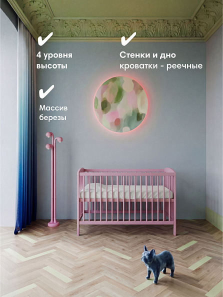 OLANT кровать Сова (Sova) розовый - фото  4