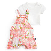 Happy Baby комплект детский: футболка и полукомбинезон Crab