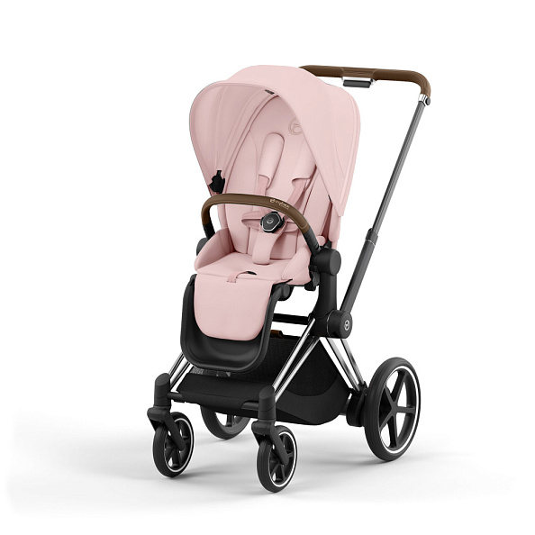 Cybex Priam IV Коляска 2 в 1 Chrome Brown / Peach Pink - фото  3