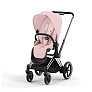Cybex Priam IV Коляска 2 в 1 Chrome Black / Peach Pink - фото 3