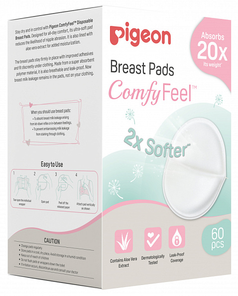 Pigeon    Comfy Feel Breast Pads  , 60   .