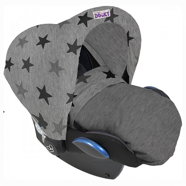 Xplorys Капюшон для автокресла DOOKY Hoody Grey Stars - фото  4