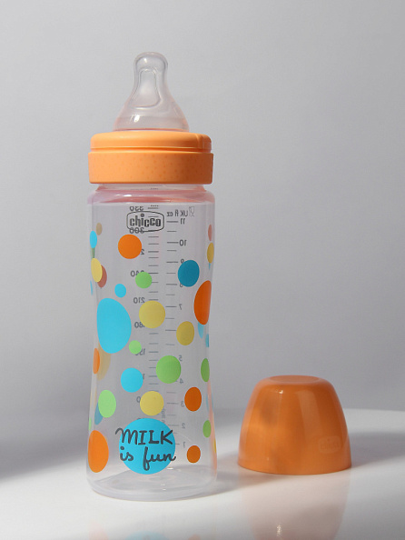 Chicco бутылочка пластиковая 330 мл Perfect Easy Boy, быстрый поток - фото  13
