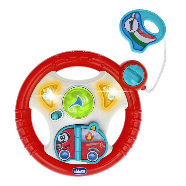 Chicco игрушка-подвеска развивающая Руль на коляску - фото  3