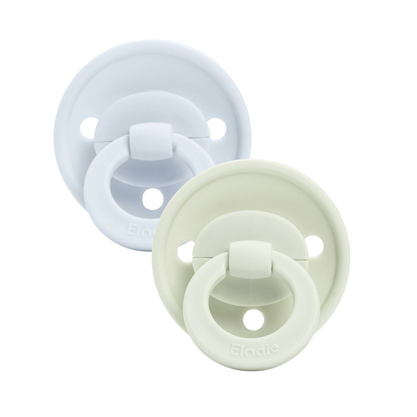 Elodie пустышка от 3 мес. Retro Binky Bundle латексная 2 шт.- Gelato Green - фото  1