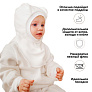 OLANT BABY шлем из флиса Siberia цвет молочный - фото 4