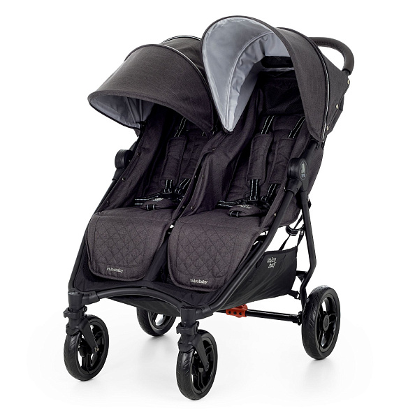 Valco baby   Slim Twin Tailormade / Charcoal -   5