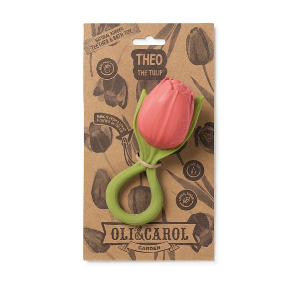 Oli&Carol прорезыватель для зубов Theo the Tulip