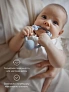 Edda погремушка - прорезыватель Кольцо, Небо - фото 5