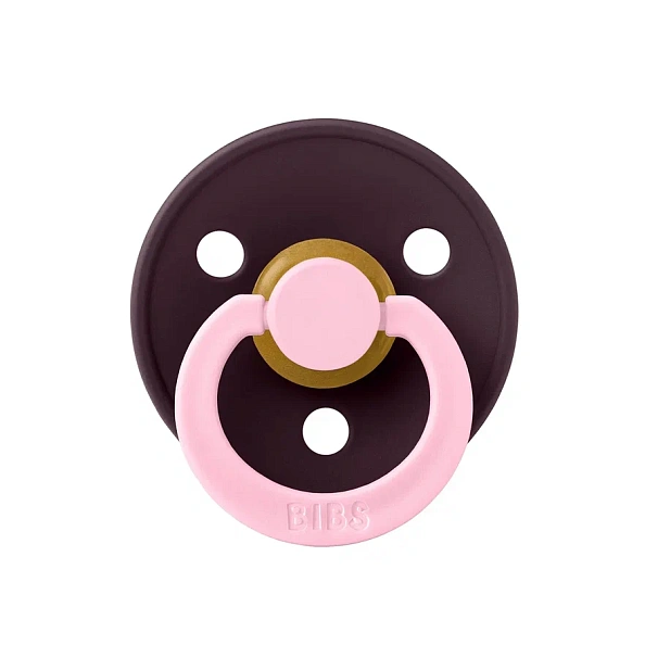 BIBS соска-пустышка латексная Studio Colour Fusion Plum/Baby Pink - фото  1